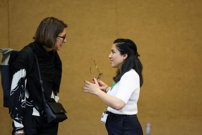 Gabriele Obermayr, Austria, and Emine Isciel, Finance for Biodiversity Foundation