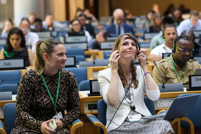 Delegates from the EU