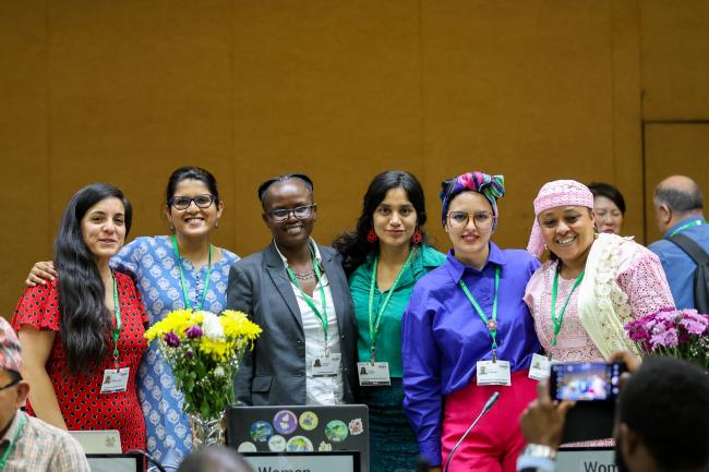 Delegates from CBD Women's Caucus