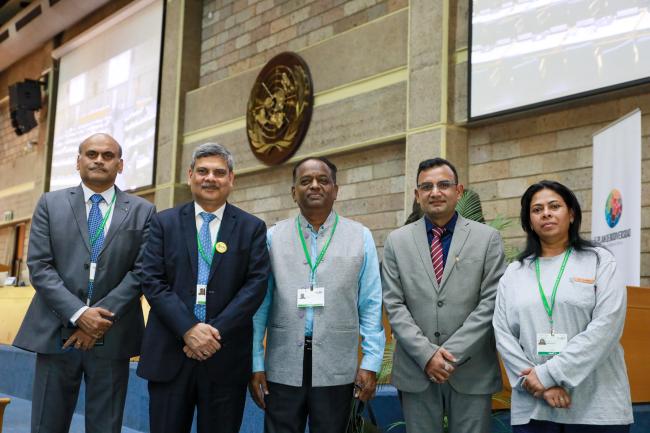 The Indian delegation