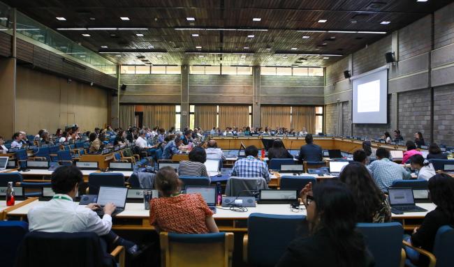 View of the room during the Contact Group on Marine and Coastal Biodiversity