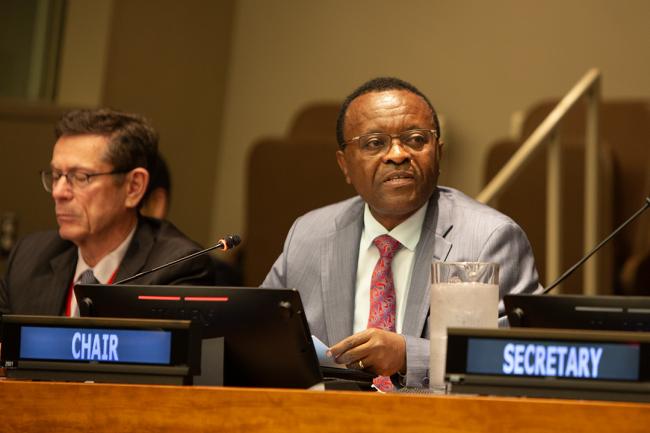UNFF19 Chair Zéphyrin Maniratanga (Burundi) - UNFF19 - 9May2024