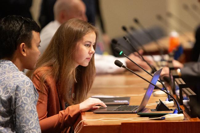 and Sophia Roberts, Yale University - UNFF19 - 7May2024