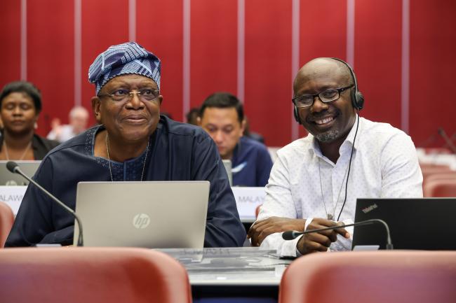 Babajide Alo, Basel Convention Regional Centre for Training and Technology Transfer for French-speaking Countries in Africa (BCRC-Senegal) / Stockholm Convention Regional Centre for Capacity-Building and the Transfer of Technology (SCRC-Senegal), and Sheikh Ahmed Tunis, Sierra Leone 
