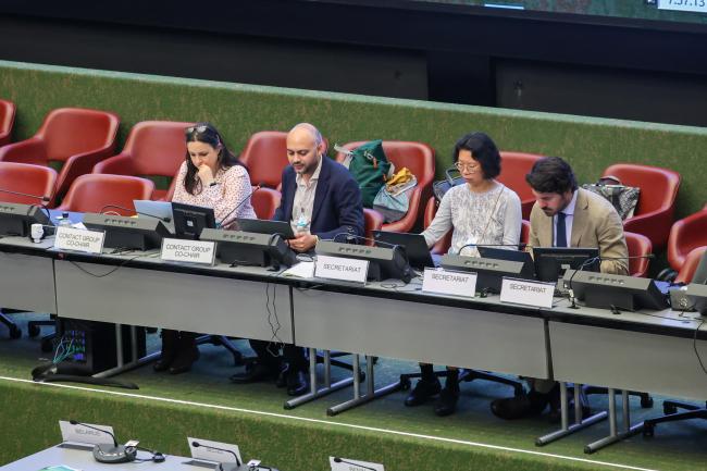 View of the dais of CG on technical matters 