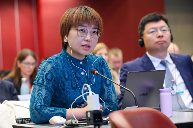 Nana Zhao, China, on behalf of the Asia-Pacific Region