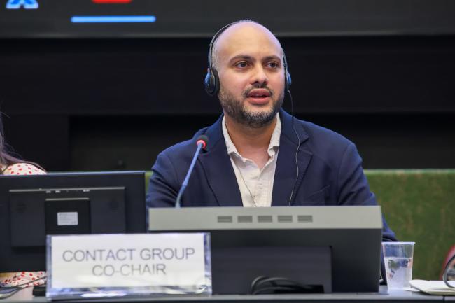 Co-Chair of the Contact Group on Technical Matters Nawaf Bilasi, Saudi Arabia  