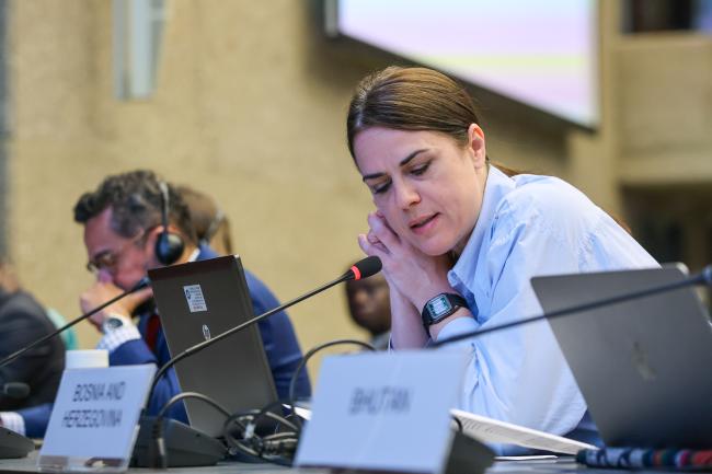 Sanja Grubačić, Bosnia and Herzegovina, on behalf of Central and Eastern Europe