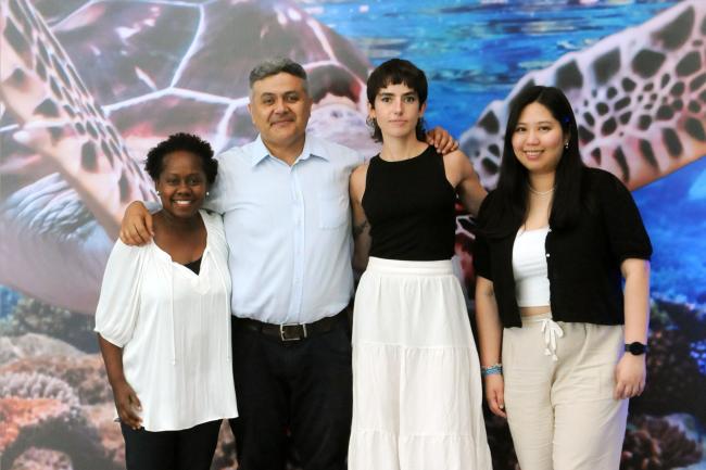The ENB team at the High-Level Event on Ocean Action