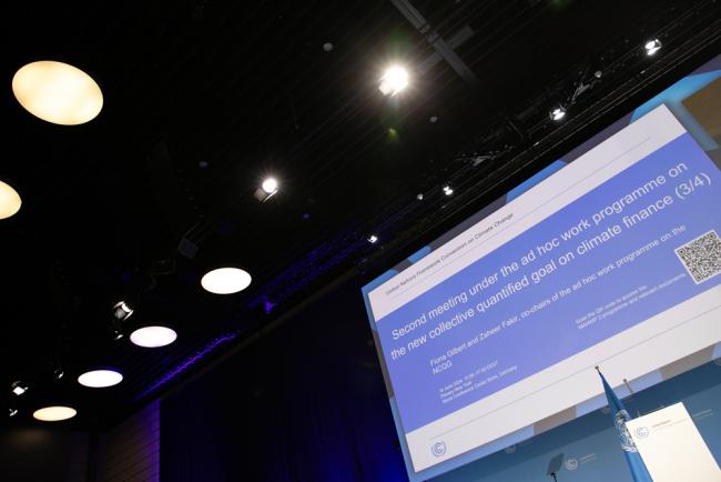 Informal consultations on the new collective quantified goal on climate finance continued