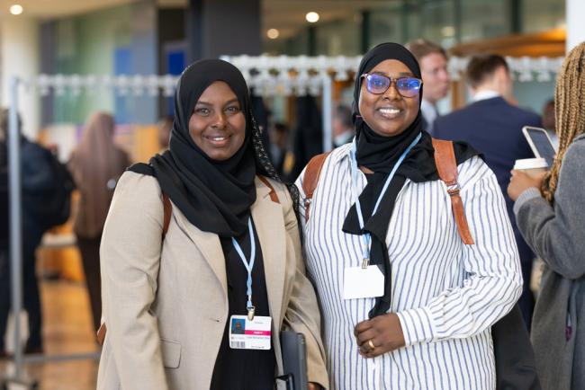Delegates around the venue