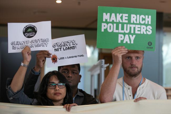 Make rich polluters pay