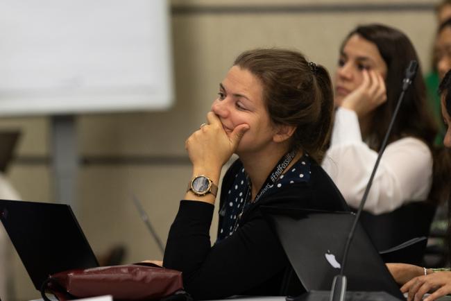 Delegates share and listen to ideas