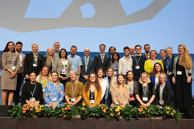 Family photo of the Ocean team