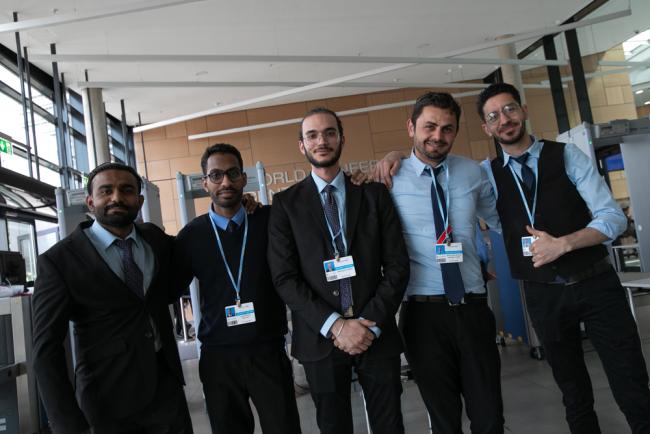 Support staff at the venue