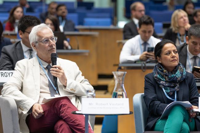 Robert Vautard, Co-Chair of IPCC Working Group I, and Carolina Adler, Executive Director, Mountain Research Initiative 