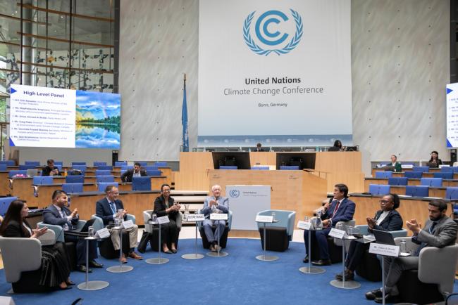 A high level panel focused on building a collective vision towards the resilience of mountainous ecosystems