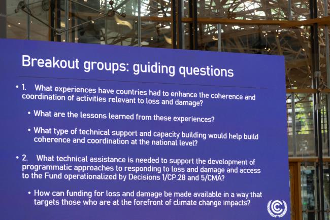 Delegates breakout into groups to discuss a variety of questions