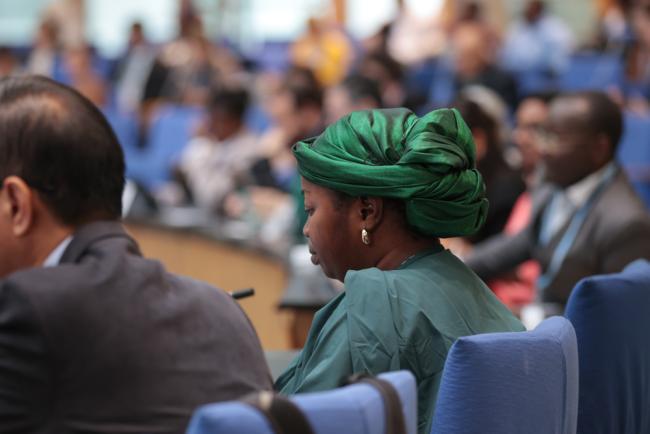 Delegate during the session