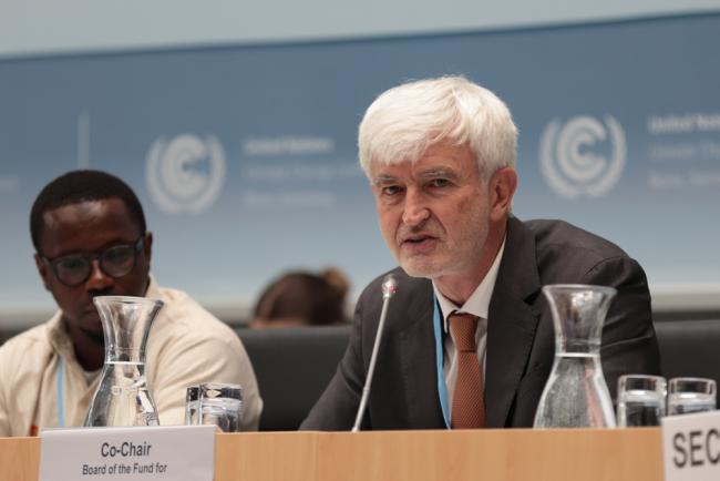 Jean-Christophe Donnellier, Co-Chair, Board of the Fund for responding to loss and damage