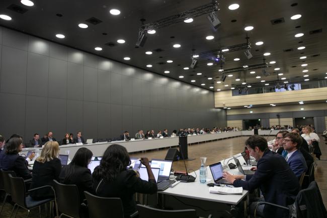 Delegates gather for the Multilateral Assessment 