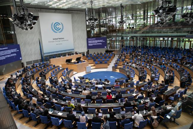 Delegates gather for the Glasgow Dialogue on Loss and Damage