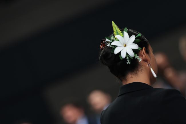 Flower in hair