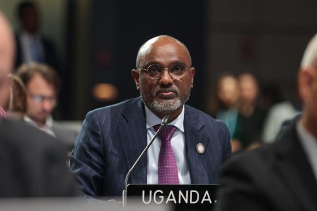 Adonia Ayebare, Uganda, on behalf of the G-77/China