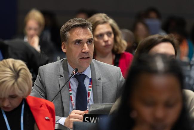 Felix Wertli, Switzerland, on behalf of the Environmental Integrity Group (EIG)