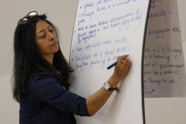 Different ideas from the discussion are recorded 