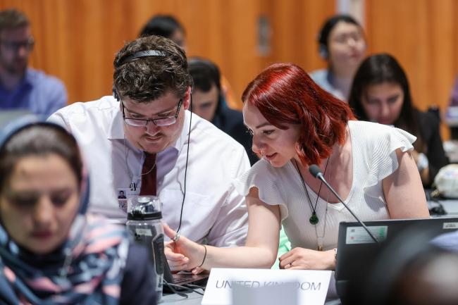 Mathieu Ortega and Helena Richards, UK