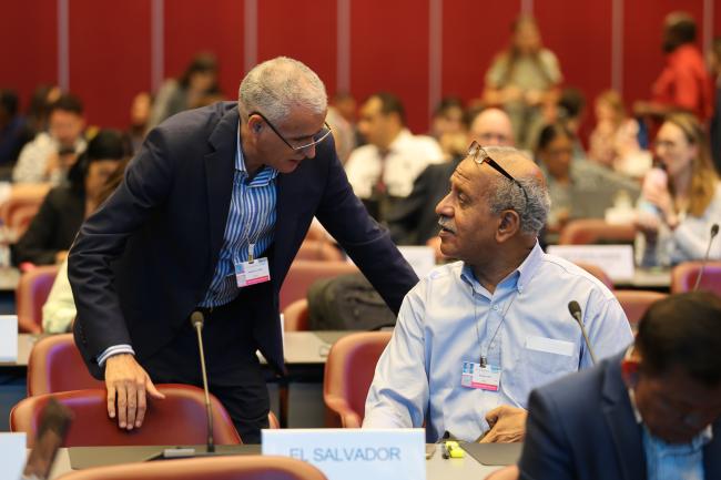 Hamid Rhiouani, Morocco, and Adel Shafei Osman, Egypt