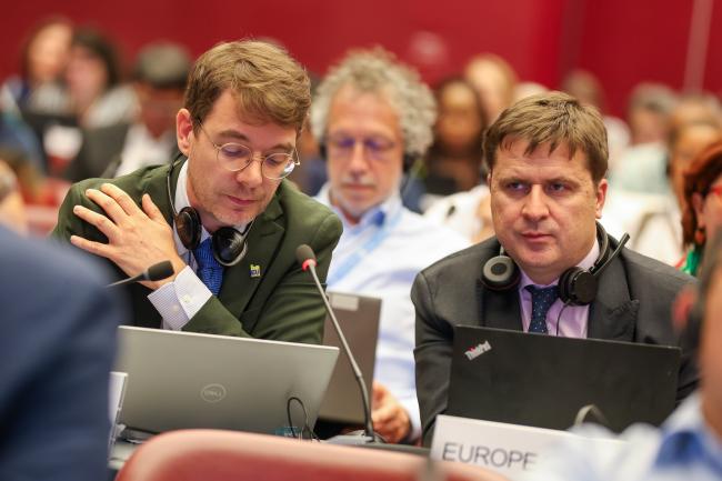Delegates from the EU