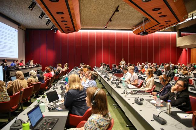 View of the room during Contact Group 1