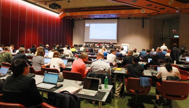 View of the room during Contact Group 4