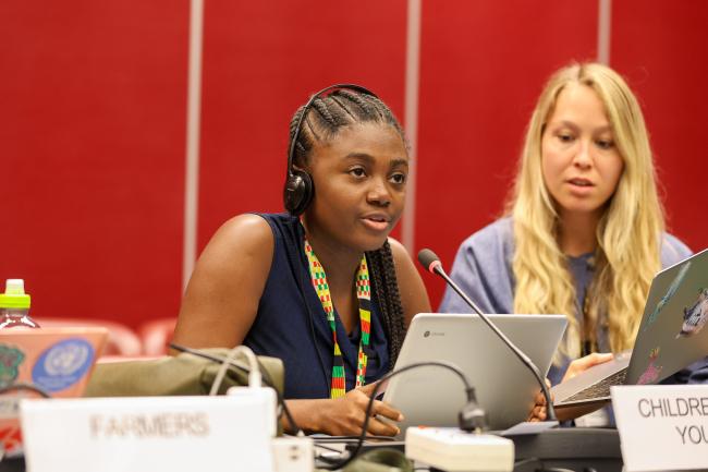 Henrietta Ampofo, Children and Youth Major Group to UNEP