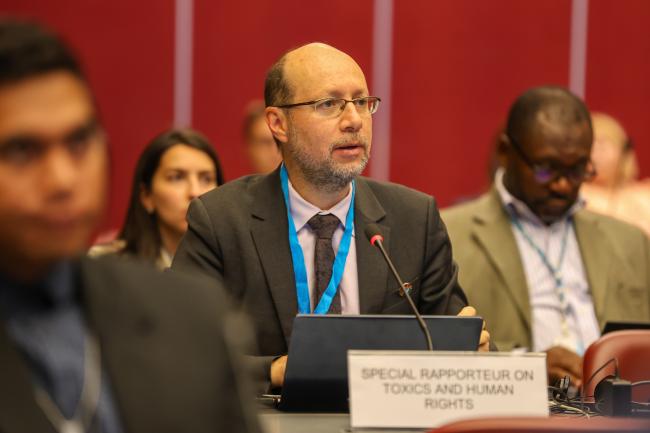 Marcos Orellana, UN Special Rapporteur on toxics and human rights