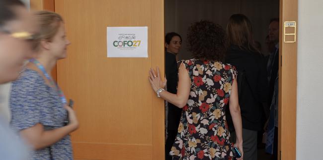Delegates gathered in informal consultations - COFO27 - 24Jul2024