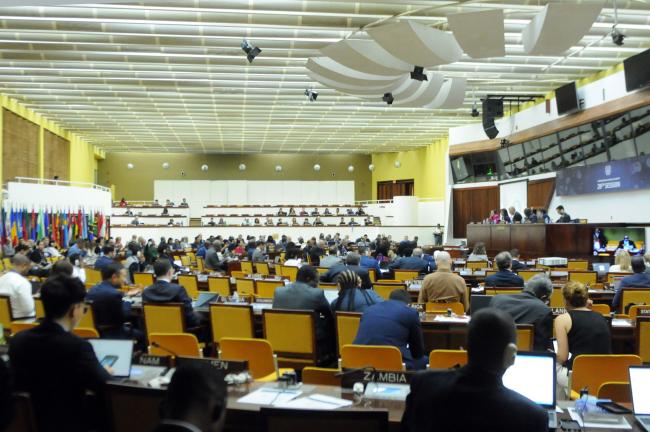 Members meet for the third day of the ISA-29 Assembly