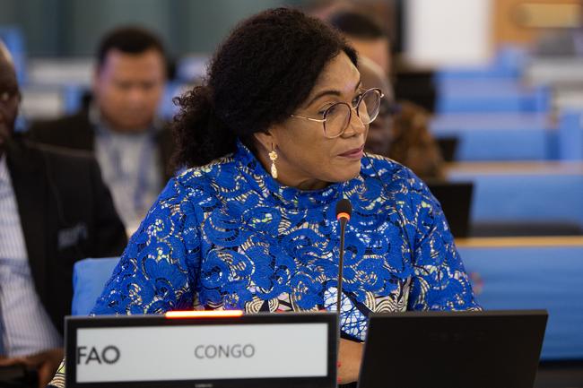 Rosalie Matondo, Minister of Forest Economy, Congo