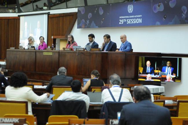 The dais during the thematic discussion on Equalization Measures