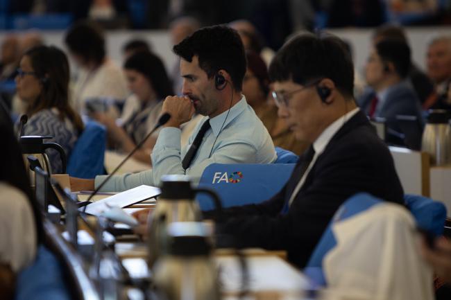 Delegates during plenary - COFO27 - 22Jul2024