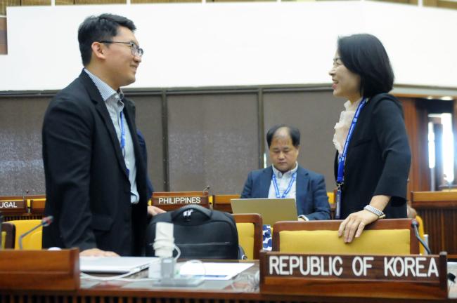 Delegates from the Republic of Korea