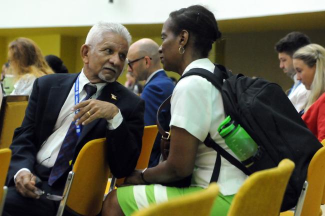 Deryck Lance Murray, Trinidad and Tobago, and Michelle Walker, Jamaica 