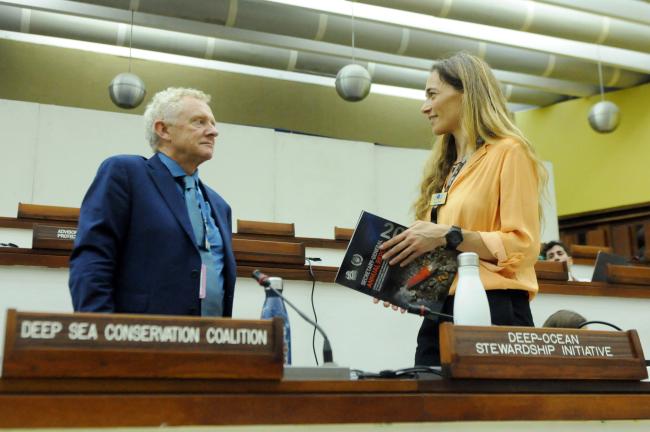 Duncan Currie, Deep Sea Conservation Coalition (DSCC), and Patricia Esquete, Deep Ocean Stewardship Initiative (DOSI)