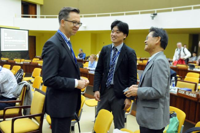 Germany with Seiya Kawano and Nobuyuki Okamoto, Japan