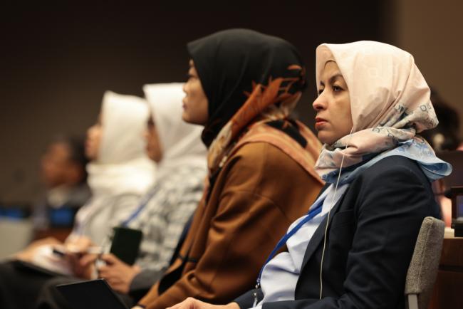 Participants during the session