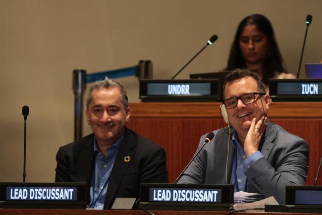 Lead Discussants Faisal Alfadl, Saudi Green Building Forum, and Miquel Muñoz Cabré, Stockholm Environment Institute, US