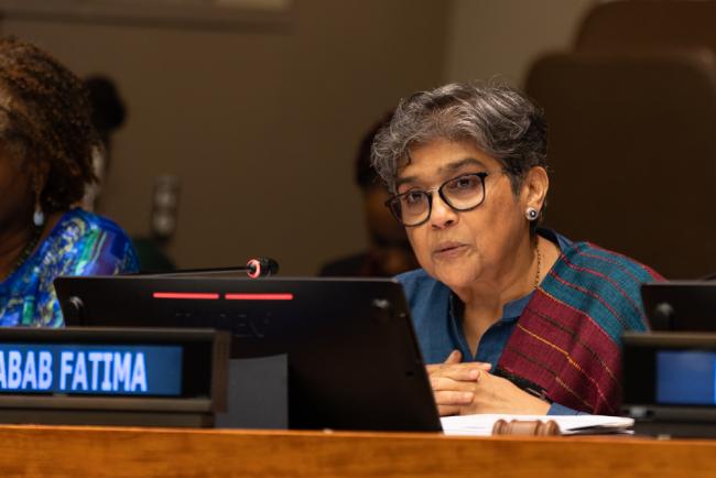 Rabab Fatima, High Representative for the Least Developed Countries, Landlocked Developing Countries and Small Island Developing States (UN-OHRLLS), and Special Adviser for SIDS4