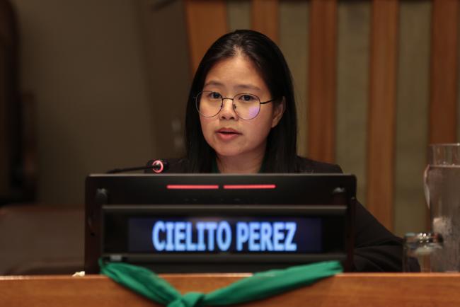 Cielito Perez, Executive Director, Center for Women’s Resources (CWR), the Philippines